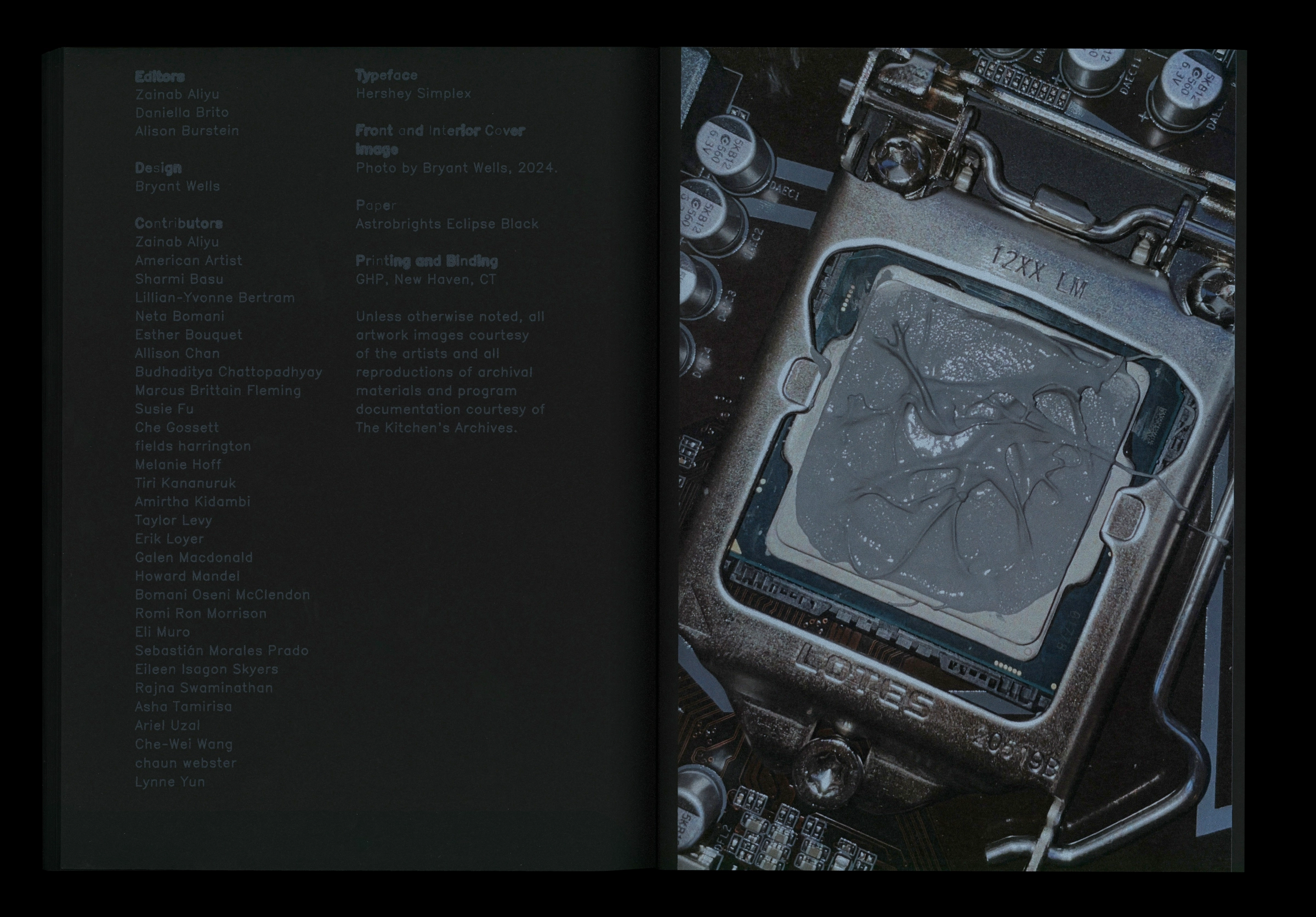 Instruments of the Black Gooey Universe, Bryant Wells