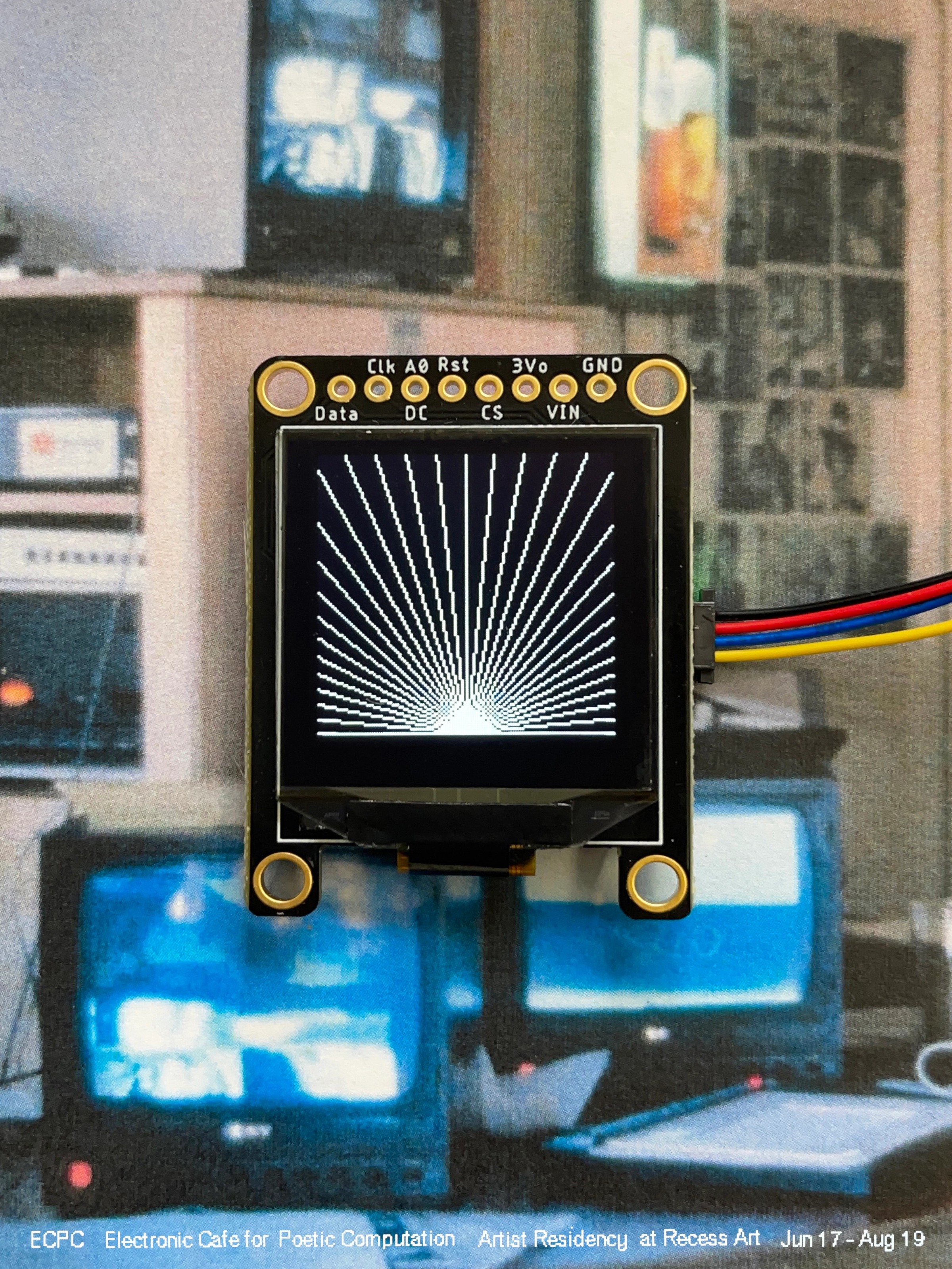 Electronic Cafe for Poetic Computation, Bryant Wells