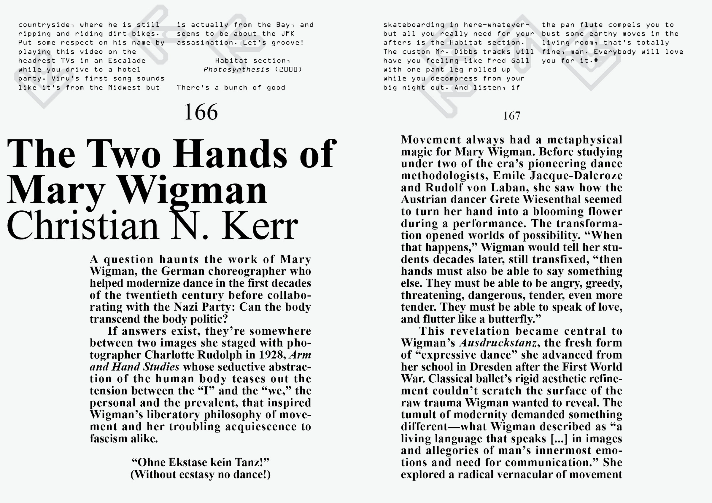 Plank Magazine Issue No.2, Bryant Wells